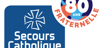 Logo Secours Catholique 80 Ans