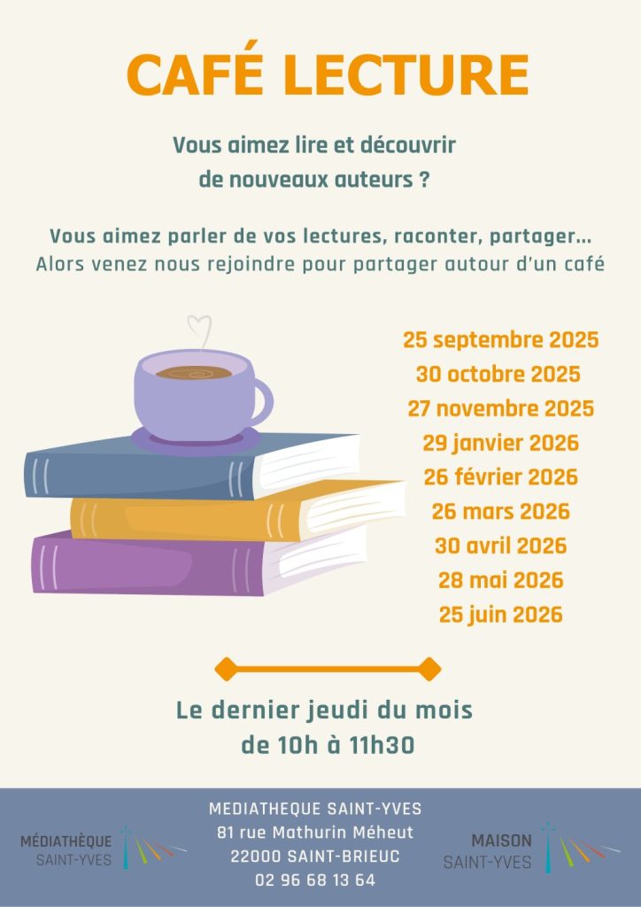 Affiche Café Lecture 2025 2026
