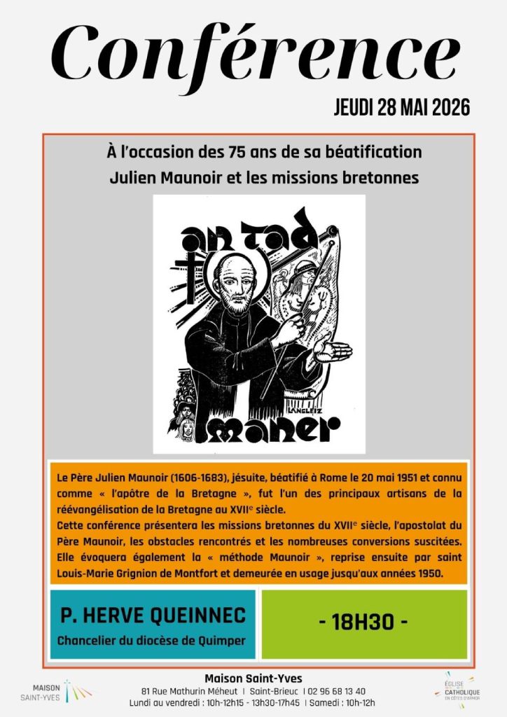 Conférence Julien Maunoir