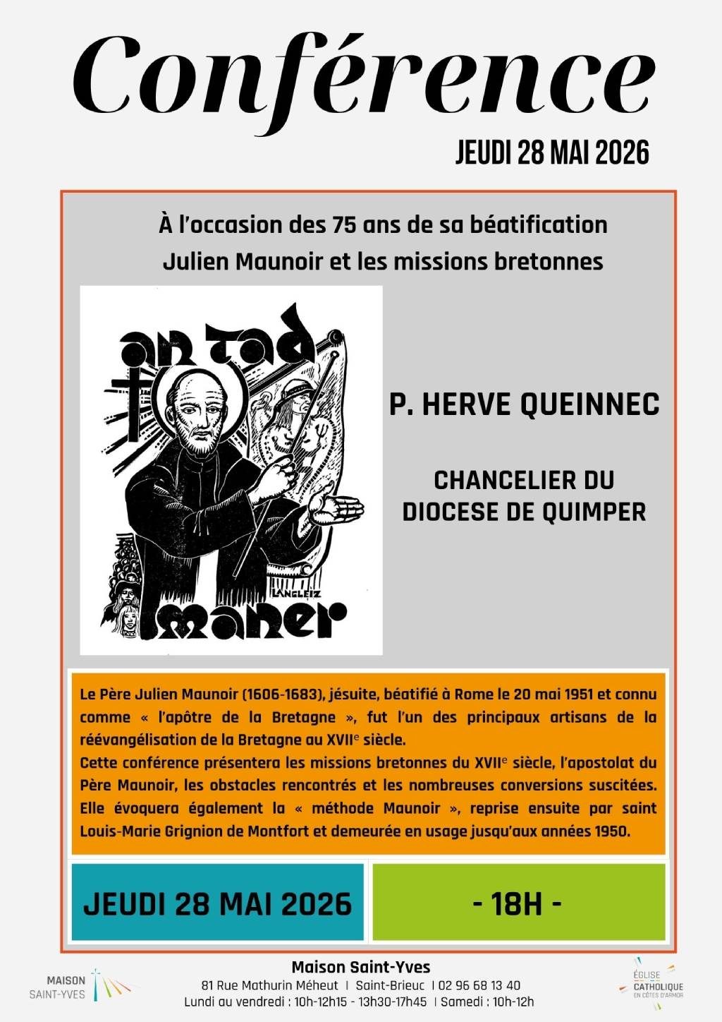 Conférence Père Maunoir