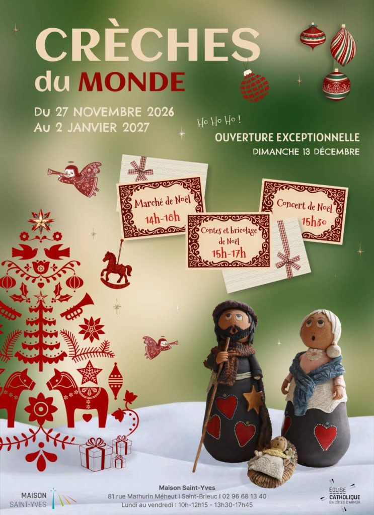 Affiche Expo Crèches 2026