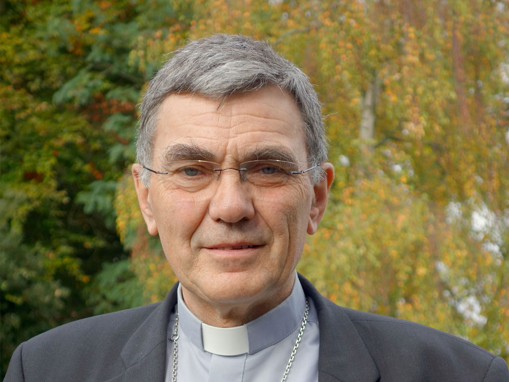 Photo de Mgr Denis Moutel, évêque de Saint-Brieuc et Tréguier