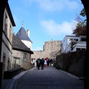 Arrivée au Mont Saint-Michel