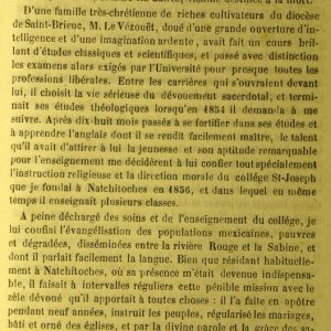 Nécrologie des abbés Biler et Le Vézouët