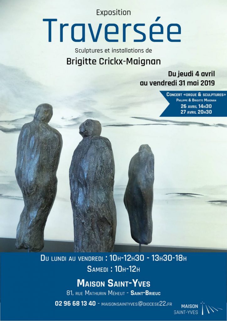 Affiche sur l'exposition de Philippe Maignan