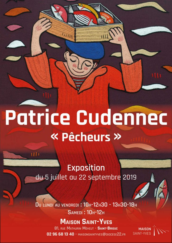 Affiche sur l'exposition de Patrice Cudennec