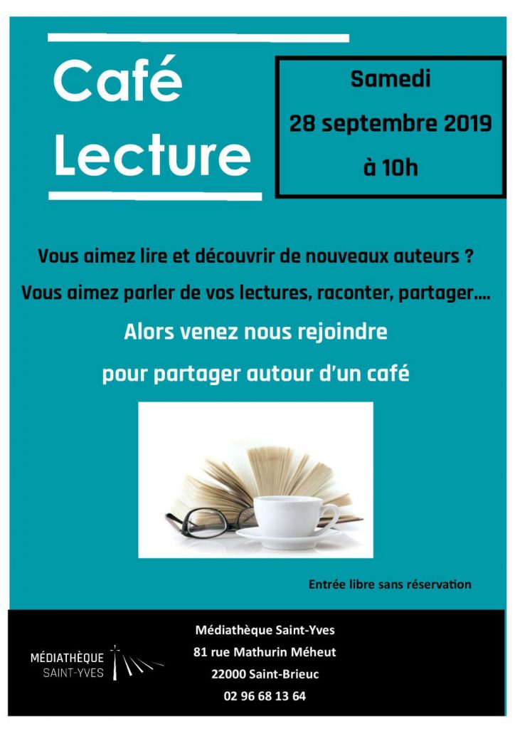 Café culture à la médiathèque Saint-Yves