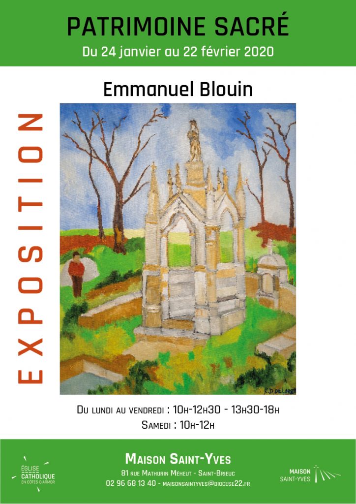 Affiche de l'exposition d'Emmanuel Blouin
