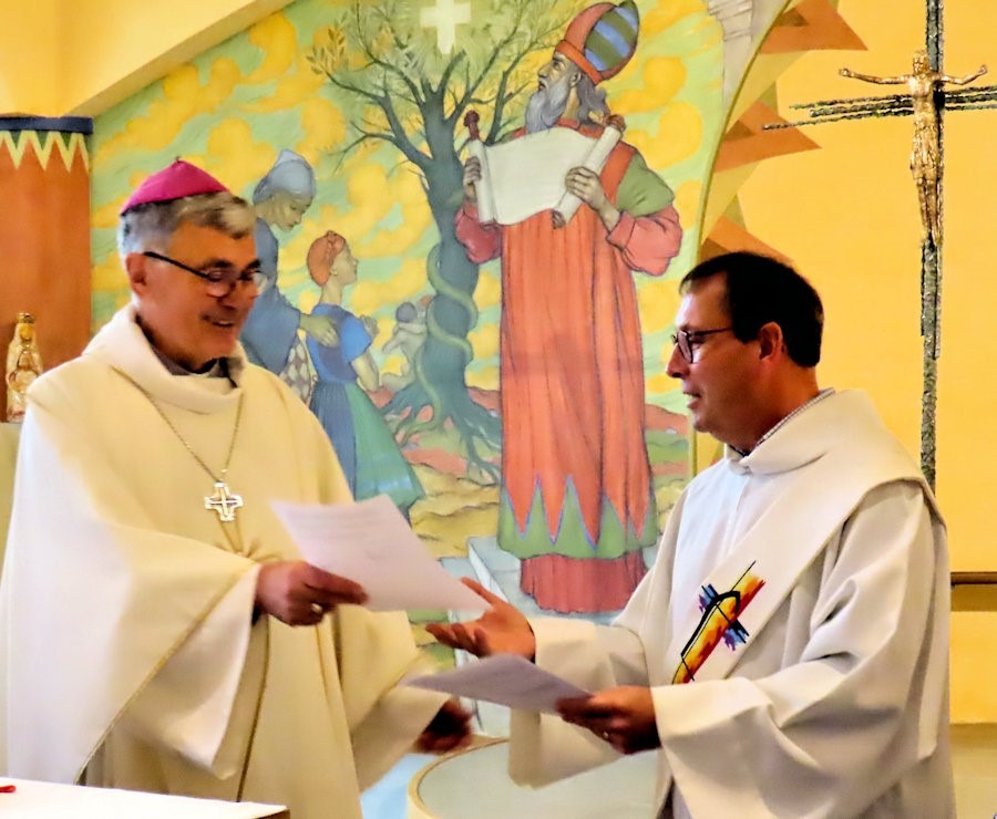 Incardination de Pascal Delecour, diacre